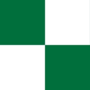 Green and White Check